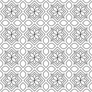 Geometric Black and white Pattern N2