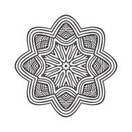 celtic knot pattern card mandala amulet N19