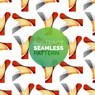 Vector colorful seamless geometric pattern Modern stylish abstract texture N52
