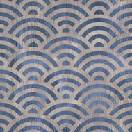 Vintage wavy pattern - seamless background wooden texture