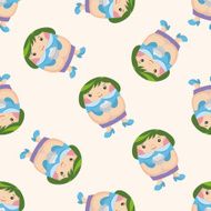 business people cartoon sticker icon