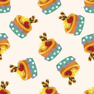 decorating cake cartoon sticker icon N3