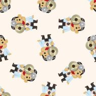 people theme doctor cartoon sticker icon