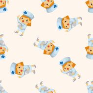 nurse cartoon sticker icon N2