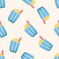 ice coffee drink cartoon sticker icon