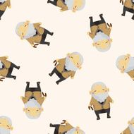 grandfather cartoon sticker icon N2
