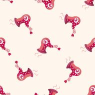 hair products theme dryer cartoon sticker icon N2