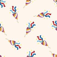 Birthday ribbon cartoon sticker icon