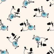 Fitness Equipment cartoon sticker icon N10