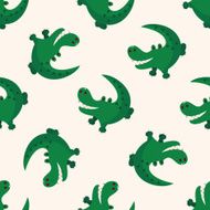 animal crocodile cartoon sticker icon