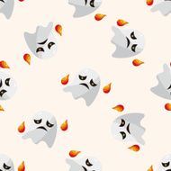 ghost cartoon sticker icon