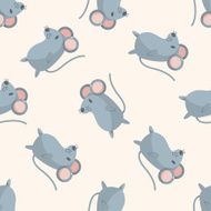 animal mouse cartoon sticker icon