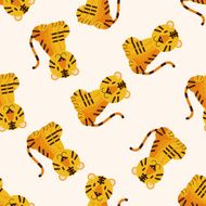 animal tiger cartoon sticker icon N3