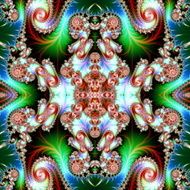 Multicolored Background with Spiral Pattern Artwork for creative design N15