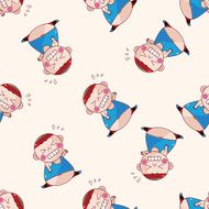 fatty cartoon sticker icon N5