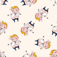 fatty cartoon sticker icon N7