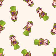 Chinese people cartoon sticker icon N9