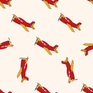 transportation airplane cartoon sticker icon N6