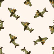 transportation airplane cartoon sticker icon N7