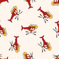 transportation Helicopters cartoon sticker icon