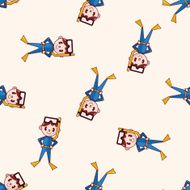 diver cartoon sticker icon