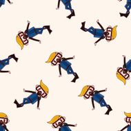 diver cartoon sticker icon N5