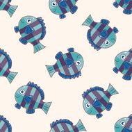 fish cartoon sticker icon N3