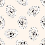 Space ufo cartoon sticker icon N2
