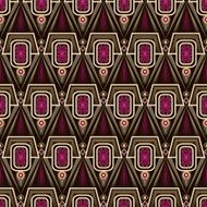 Seamless antique art deco lace pattern ornament