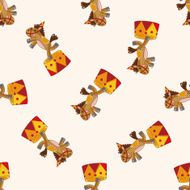 circus animal cartoon sticker icon N3