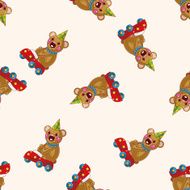 circus animal cartoon sticker icon N7