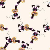 circus animal trainer cartoon sticker icon