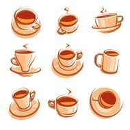 Tea set Vector N2