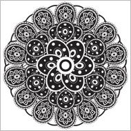 invitation mandala card3 N17