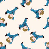 Kung fu cartoon sticker icon N4