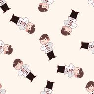 Kung fu cartoon sticker icon N6