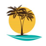 Palm Leaf Vector Illustration N2