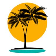 Palm Leaf Vector Illustration N5