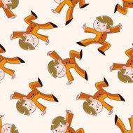 Kung fu cartoon sticker icon N8