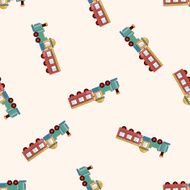Amusement park facilities cartoon sticker icon N13