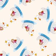 Amusement park facilities cartoon sticker icon N17
