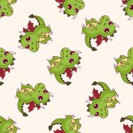 dragon cartoon sticker icon