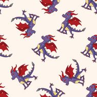 dragon cartoon sticker icon N6