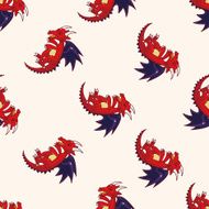 dragon cartoon sticker icon N8