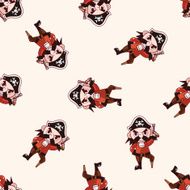 pirate cartoon sticker icon N5