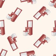 furniture cabinet cartoon sticker icon N7