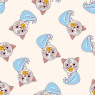 cat cartoon sticker icon N9