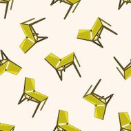 chair cartoon sticker icon N5