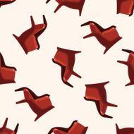 chair cartoon sticker icon N6