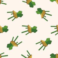 chair cartoon sticker icon N7